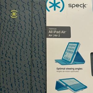 Speck Blue Tablet Cover for iPad Air with Optimal Viewing Angles